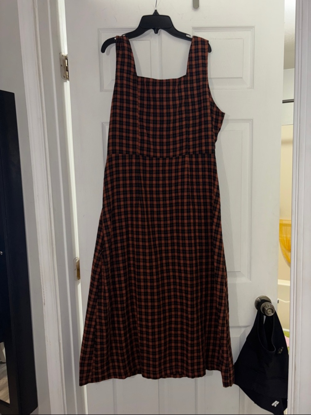 Disturbia Terra Check Button-Up Midaxi Dress - Picture 5 of 6
